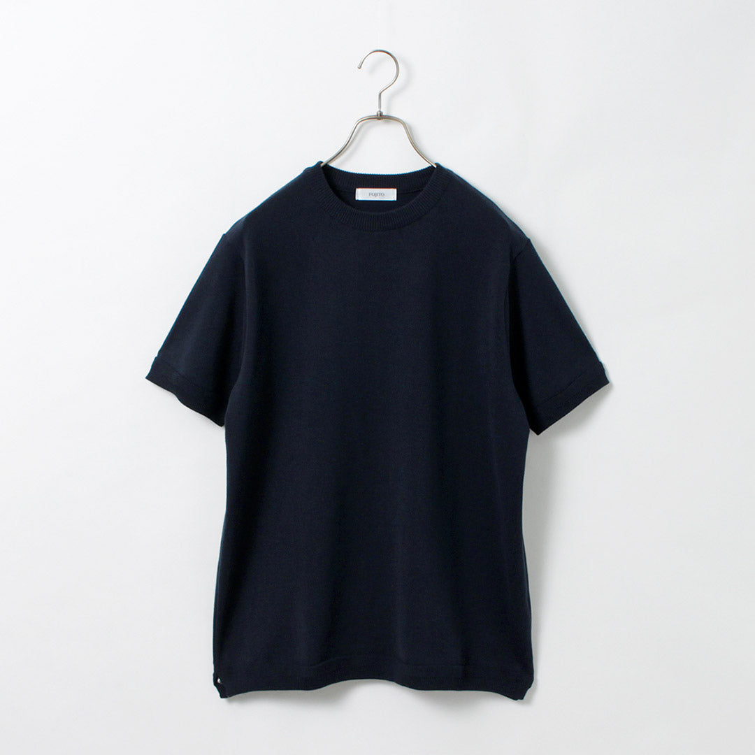 FUJITO(フジト) クルーネック ニット Tシャツ