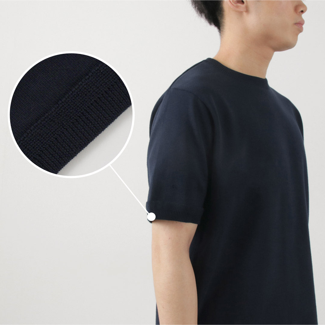 FUJITO(フジト) クルーネック ニット Tシャツ