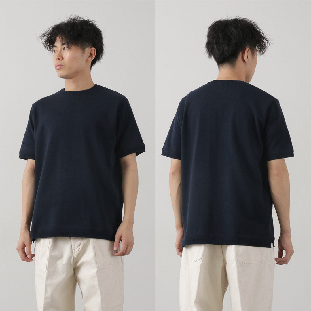 FUJITO(フジト) クルーネック ニット Tシャツ
