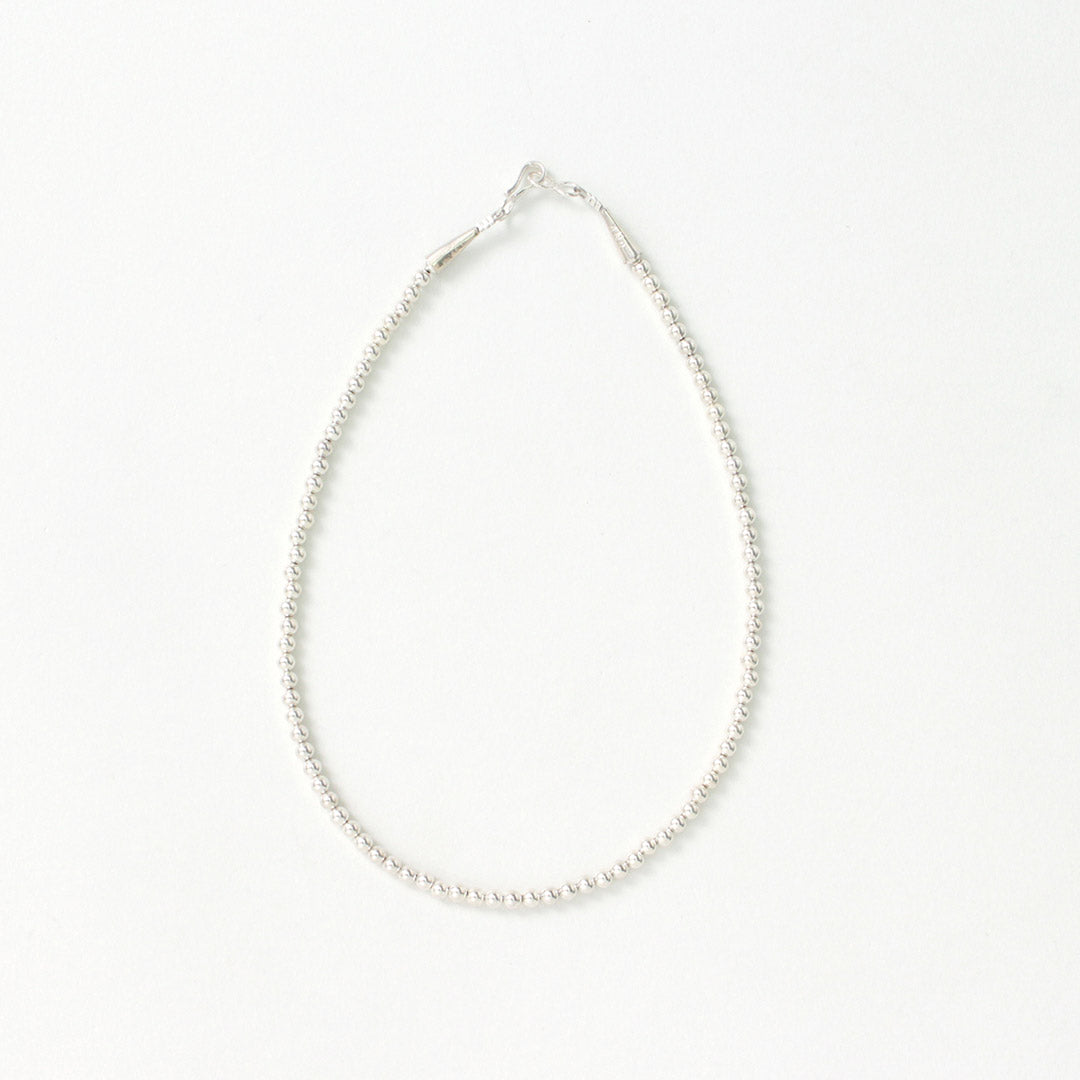 ERICKA NICOLAS BEGAY(エリッカ ニコラス ビゲイ) 4mmボールチェーンネックレス 40cm