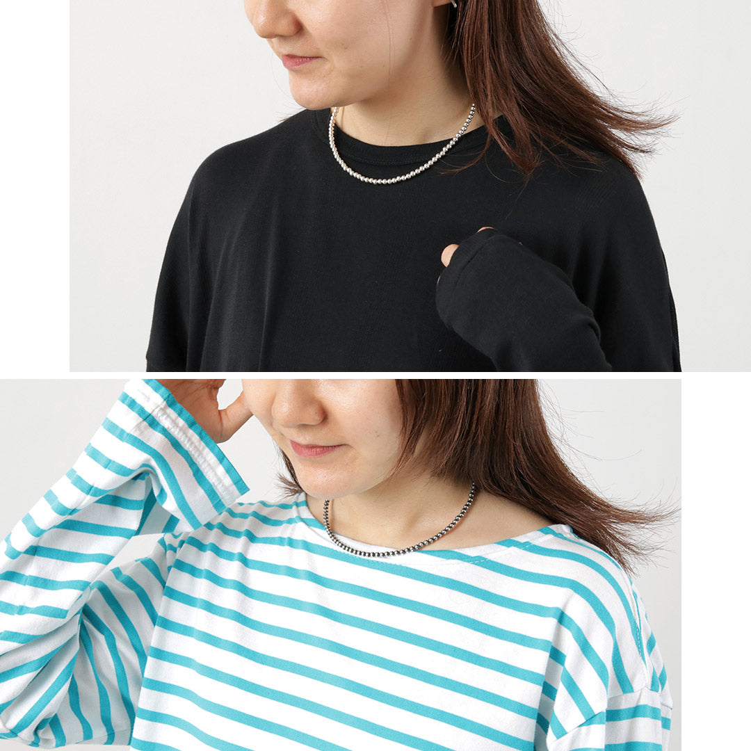 ERICKA NICOLAS BEGAY(エリッカ ニコラス ビゲイ) 4mmボールチェーンネックレス 40cm