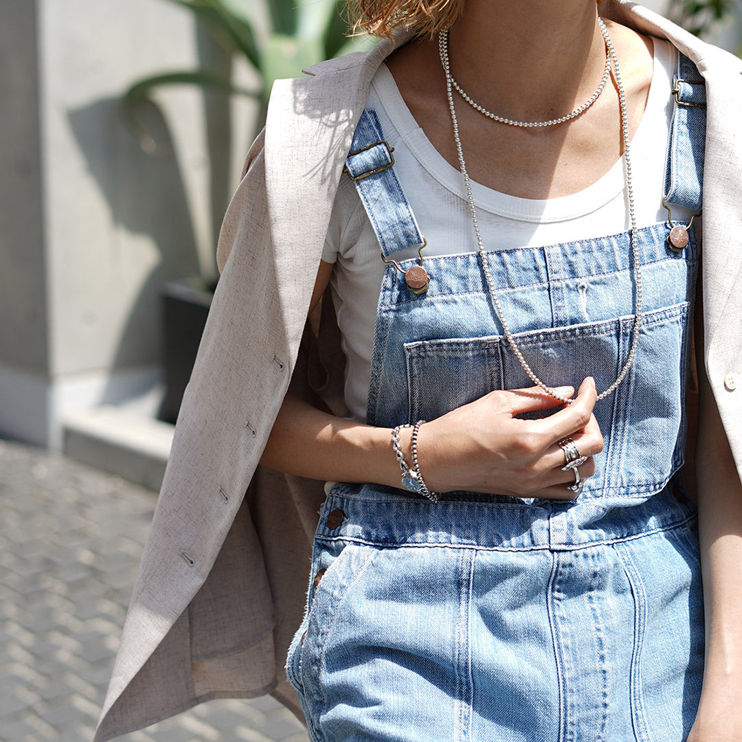 ERICKA NICOLAS BEGAY(エリッカ ニコラス ビゲイ) 4mmボールチェーンネックレス 40cm