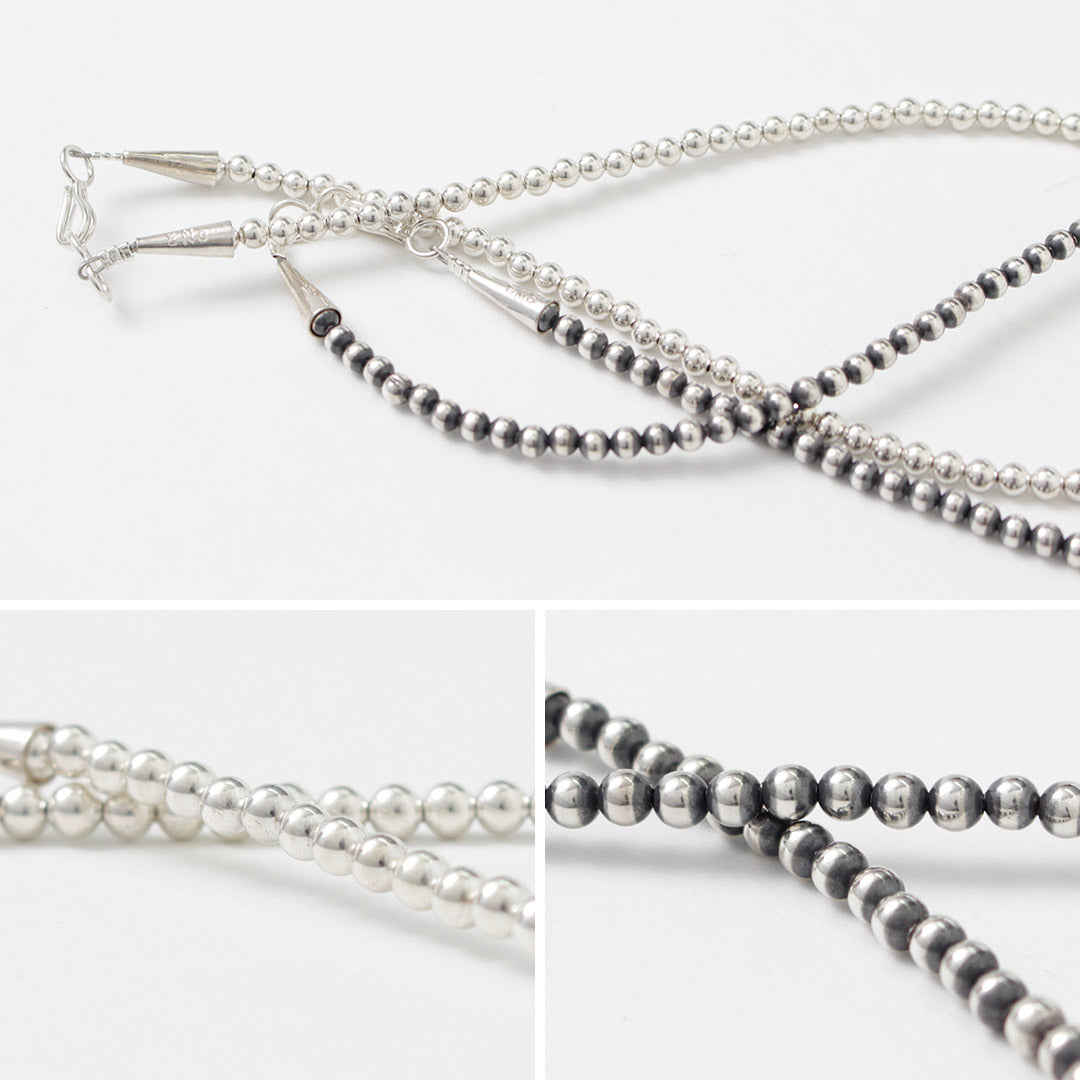 ERICKA NICOLAS BEGAY(エリッカ ニコラス ビゲイ) 4mmボールチェーンネックレス 40cm