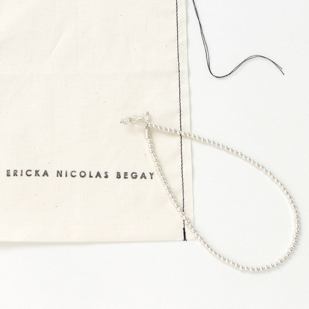 ERICKA NICOLAS BEGAY(エリッカ ニコラス ビゲイ) 4mmボールチェーンネックレス 40cm