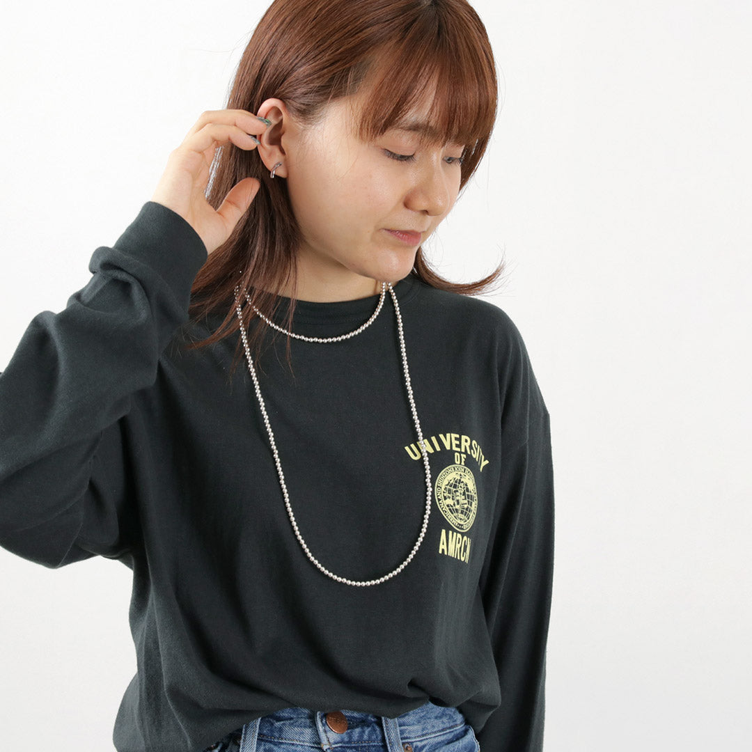 ERICKA NICOLAS BEGAY(エリッカ ニコラス ビゲイ) 4mmボールチェーンネックレス 40cm