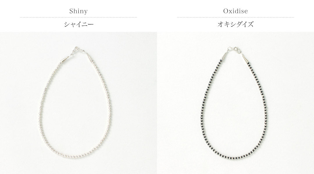 ERICKA NICOLAS BEGAY(エリッカ ニコラス ビゲイ) 4mmボールチェーンネックレス 40cm