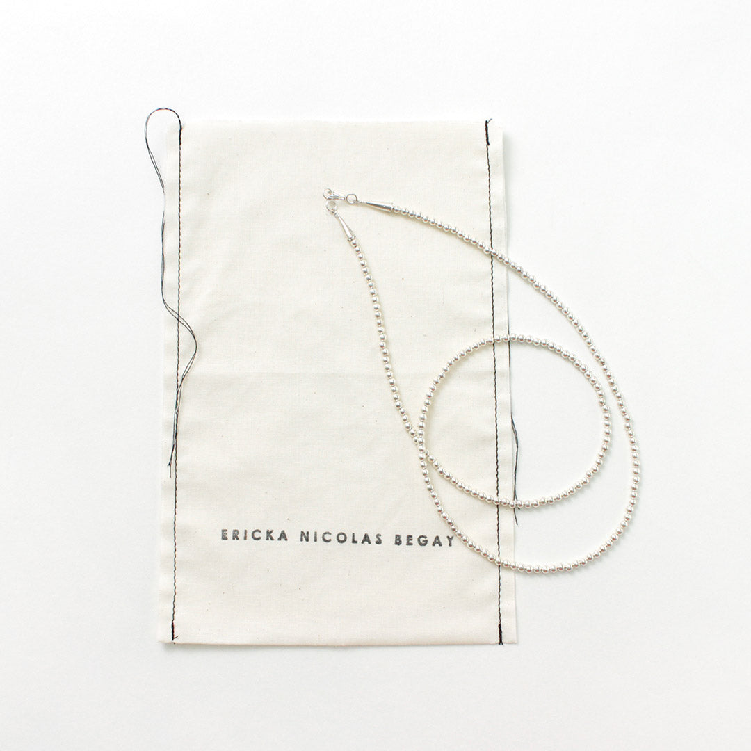 ERICKA NICOLAS BEGAY(エリッカ ニコラス ビゲイ) 4mmボールチェーンネックレス 80cm