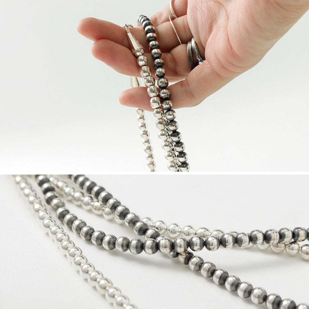 ERICKA NICOLAS BEGAY(エリッカ ニコラス ビゲイ) 6mmボールチェーンネックレス 50cm