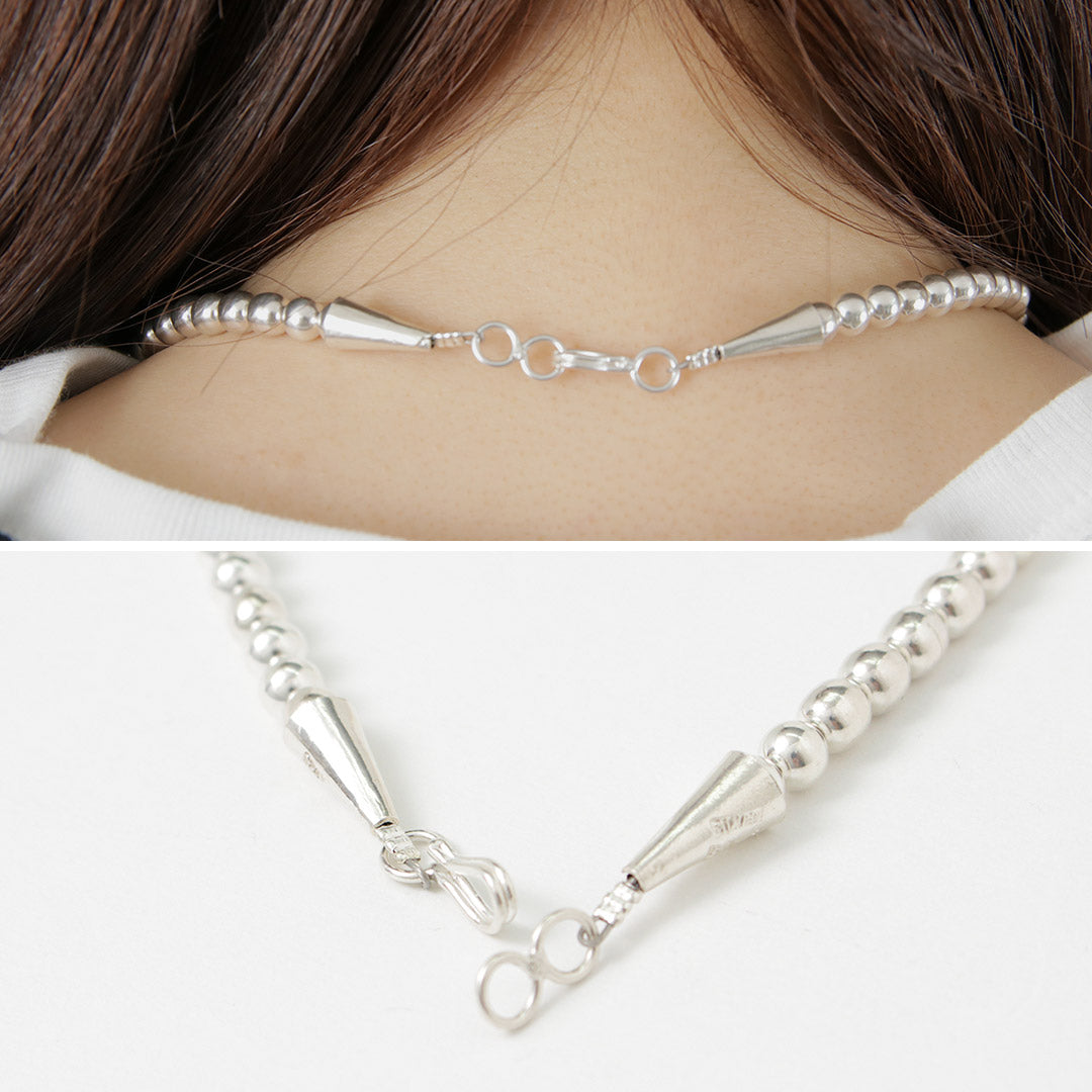 ERICKA NICOLAS BEGAY(エリッカ ニコラス ビゲイ) 6mmボールチェーンネックレス 50cm