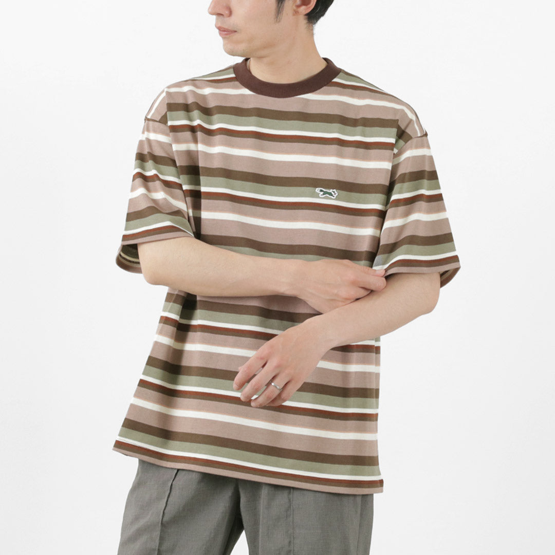 【30%OFF】THE FOX(ザ フォックス) フォックス マルチボーダー Tシャツ
