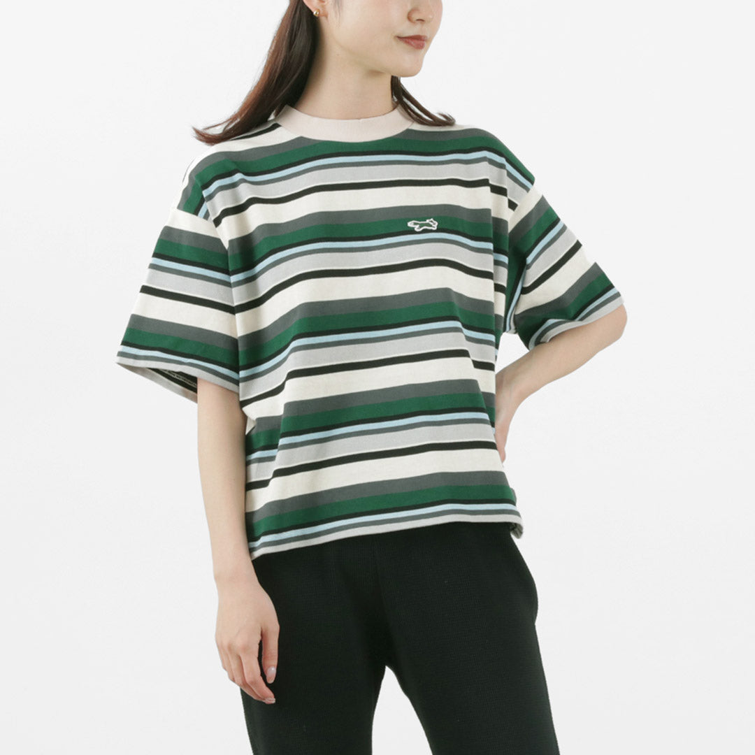 【30%OFF】THE FOX(ザ フォックス) フォックス マルチボーダー Tシャツ