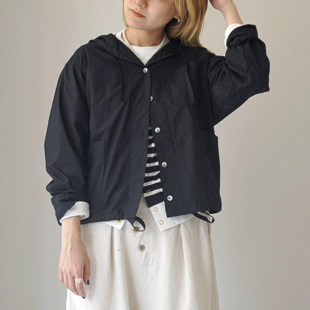 MIDIUMI(ミディウミ) フーデッド ショートシャツ