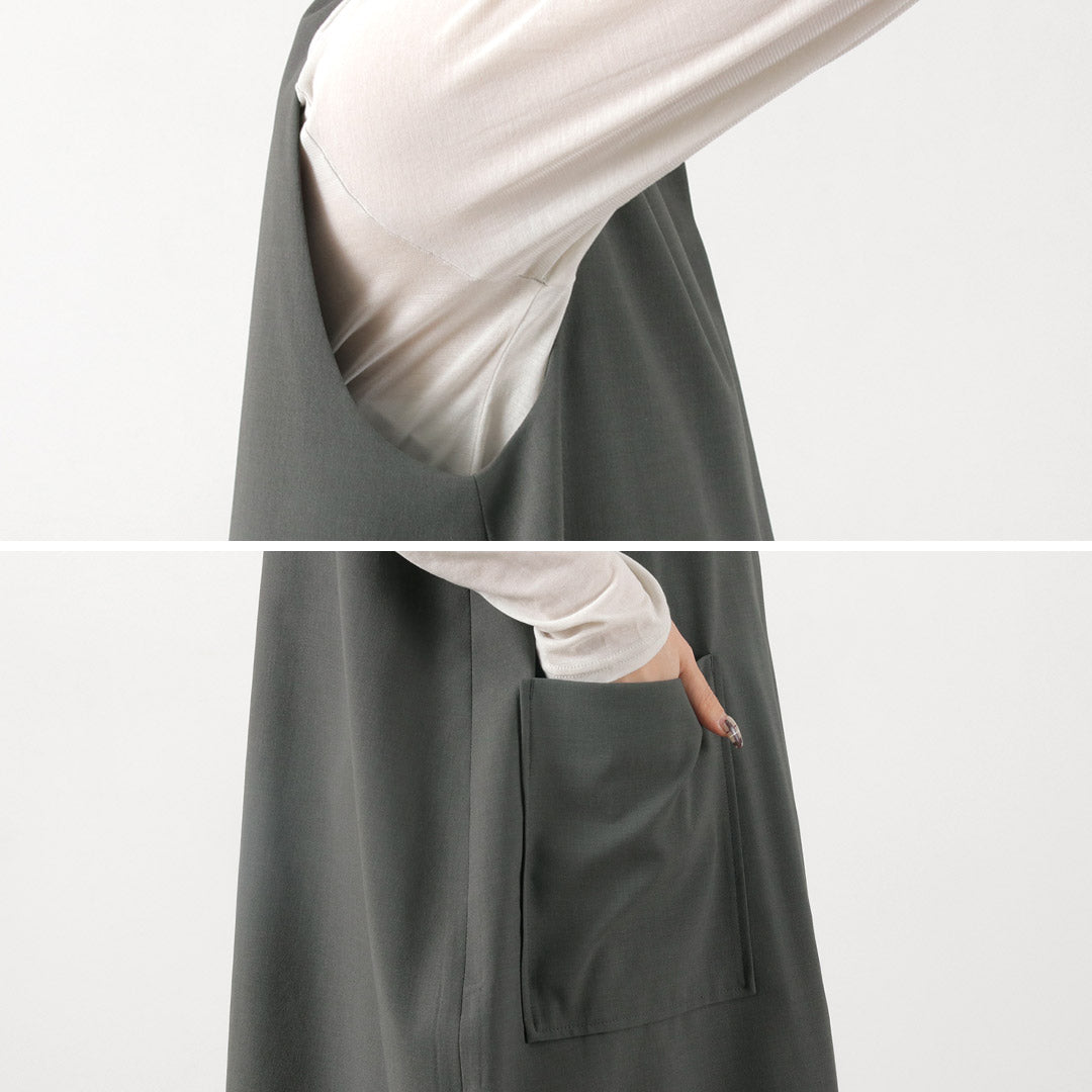 mizuiro ind(ミズイロインド)フロントフライ コクーン ジレ