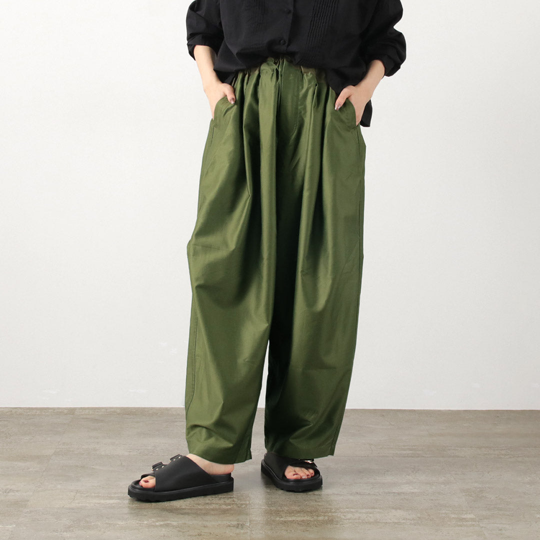 mizuiro ind(ミズイロインド) モールスキン ワイドカーゴパンツ