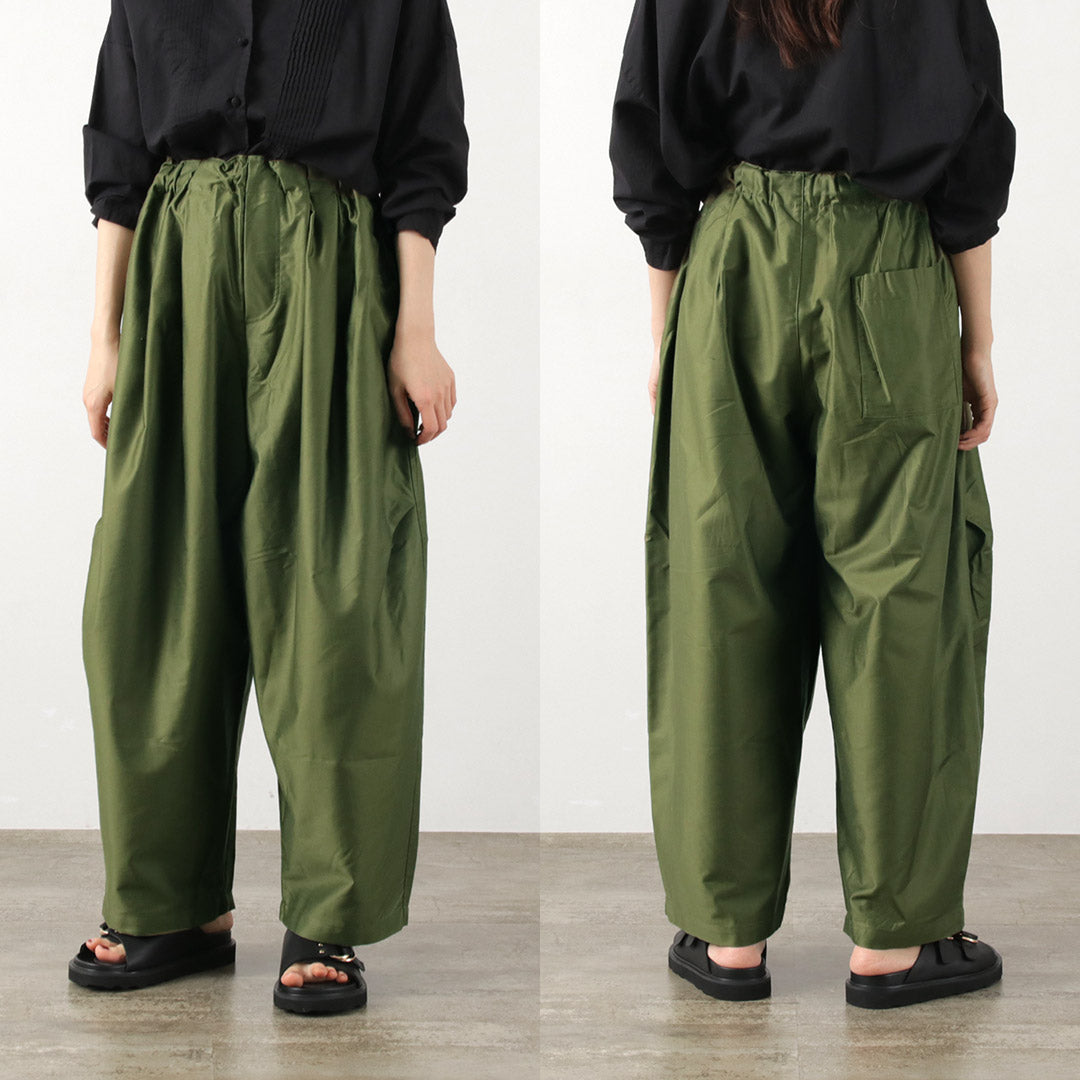 mizuiro ind(ミズイロインド) モールスキン ワイドカーゴパンツ