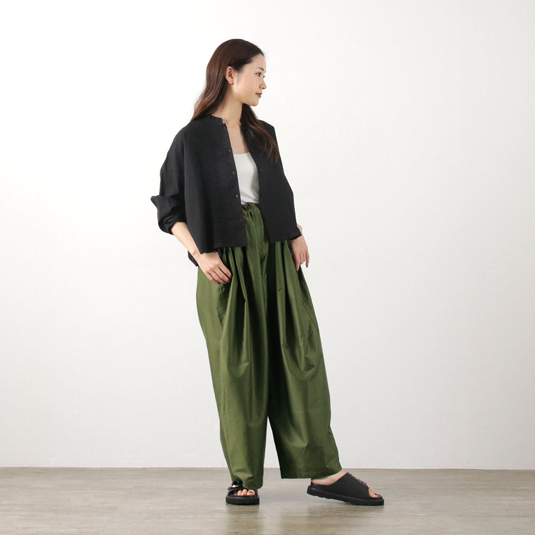 mizuiro ind(ミズイロインド) モールスキン ワイドカーゴパンツ