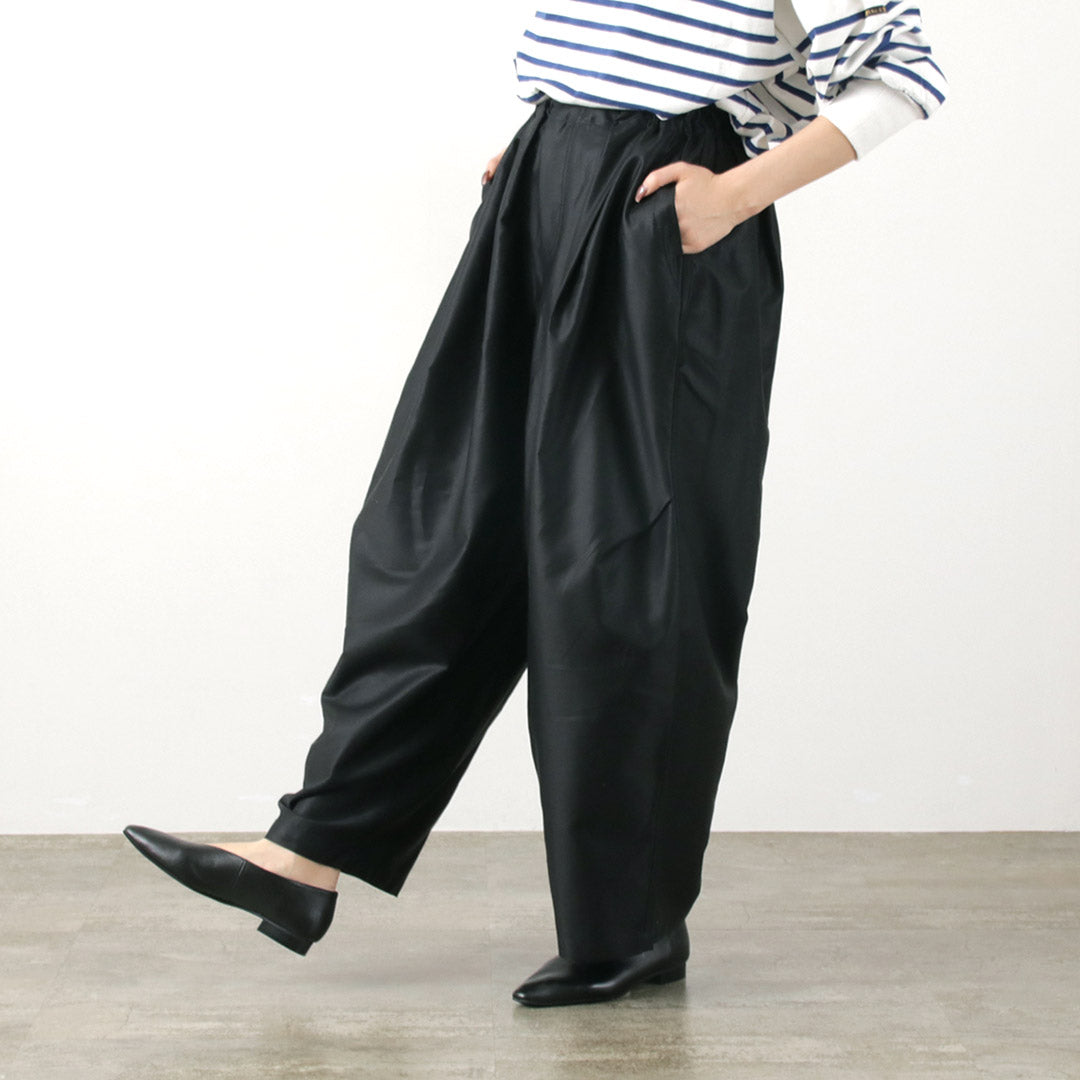 mizuiro ind(ミズイロインド) モールスキン ワイドカーゴパンツ