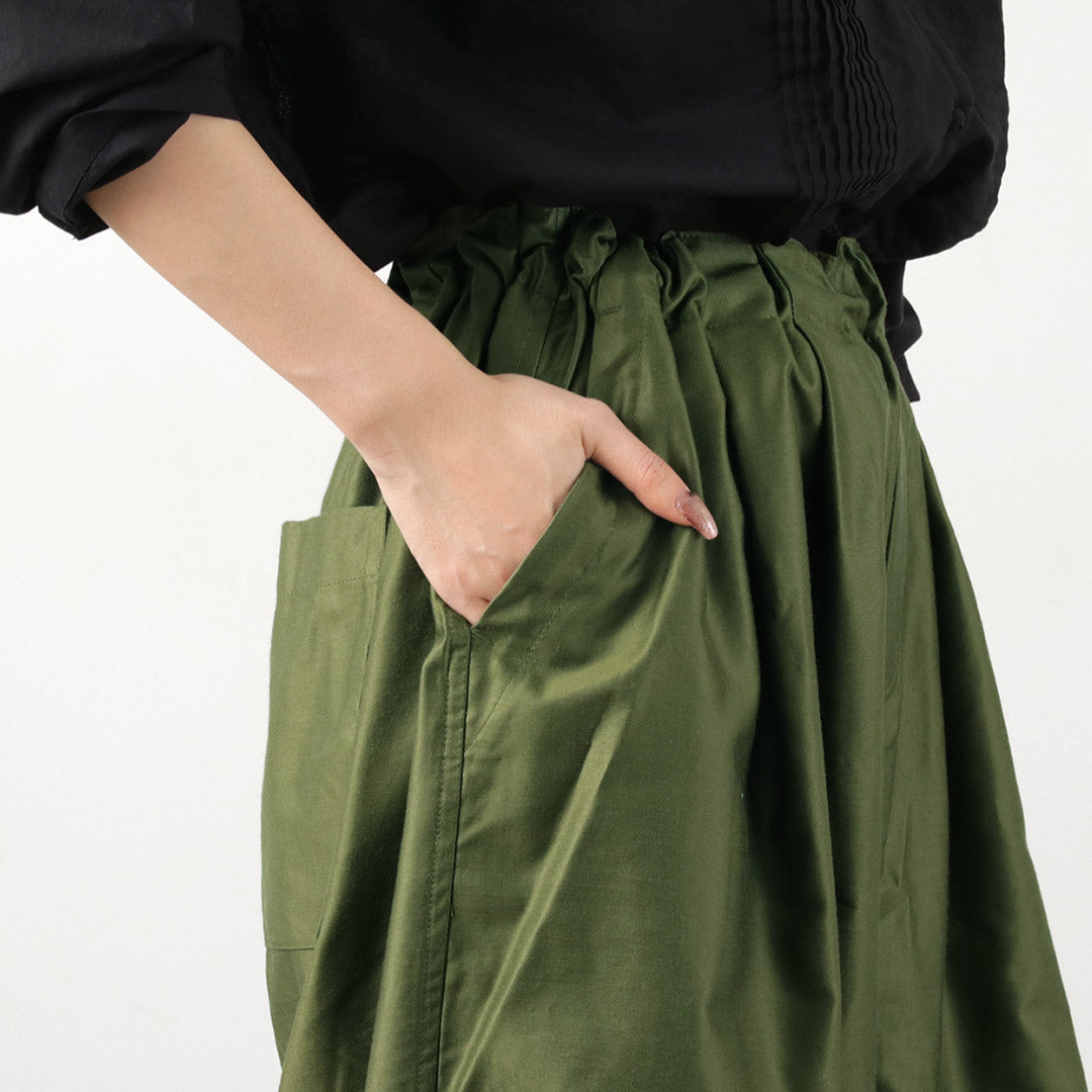 mizuiro ind(ミズイロインド) モールスキン ワイドカーゴパンツ