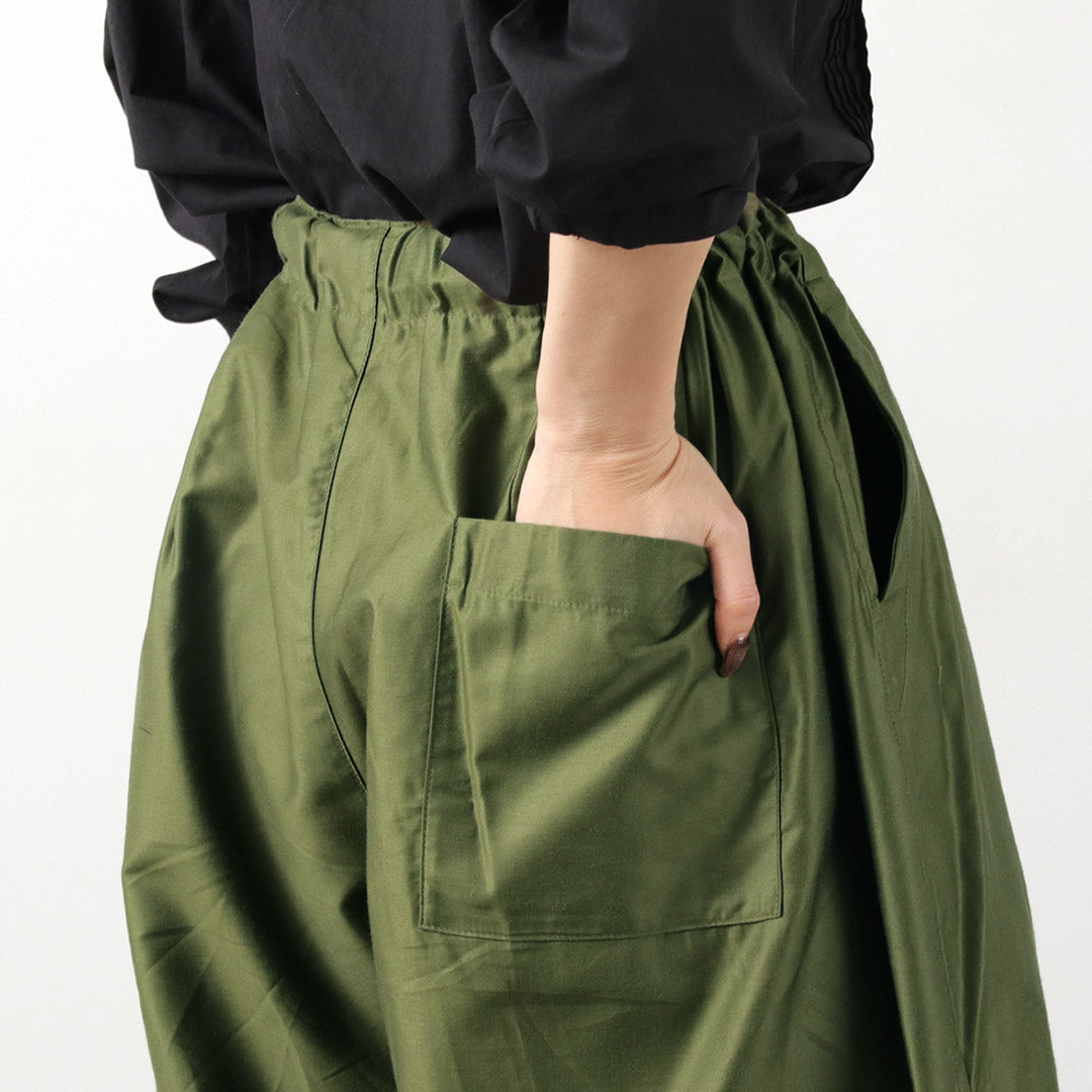 mizuiro ind(ミズイロインド) モールスキン ワイドカーゴパンツ