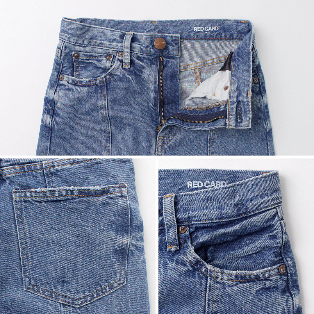 【50%OFF】RED CARD(レッドカード) Fusion ルーズテーパード ジーンズ