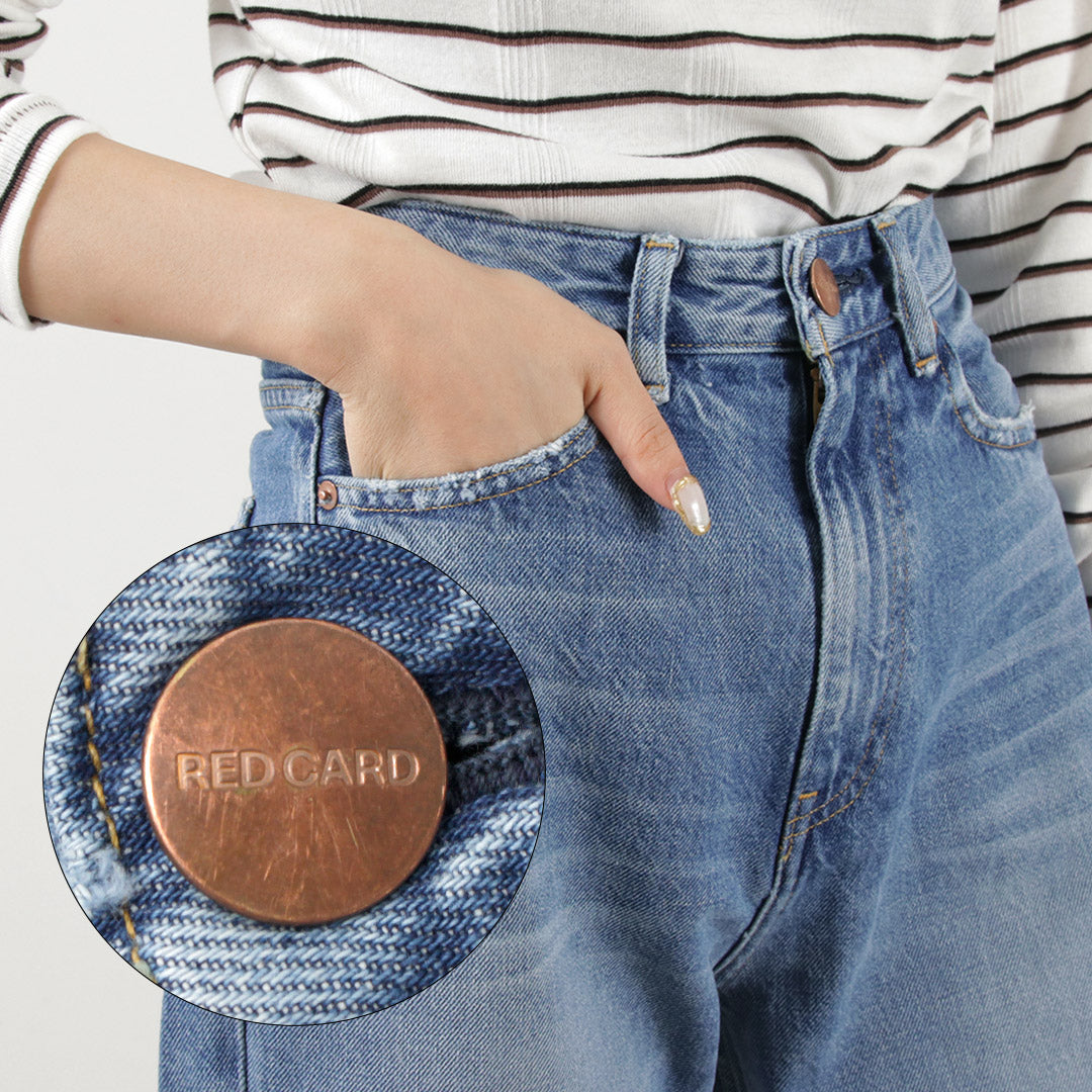 【50%OFF】RED CARD(レッドカード) Blues ルーズテーパード ジーンズ