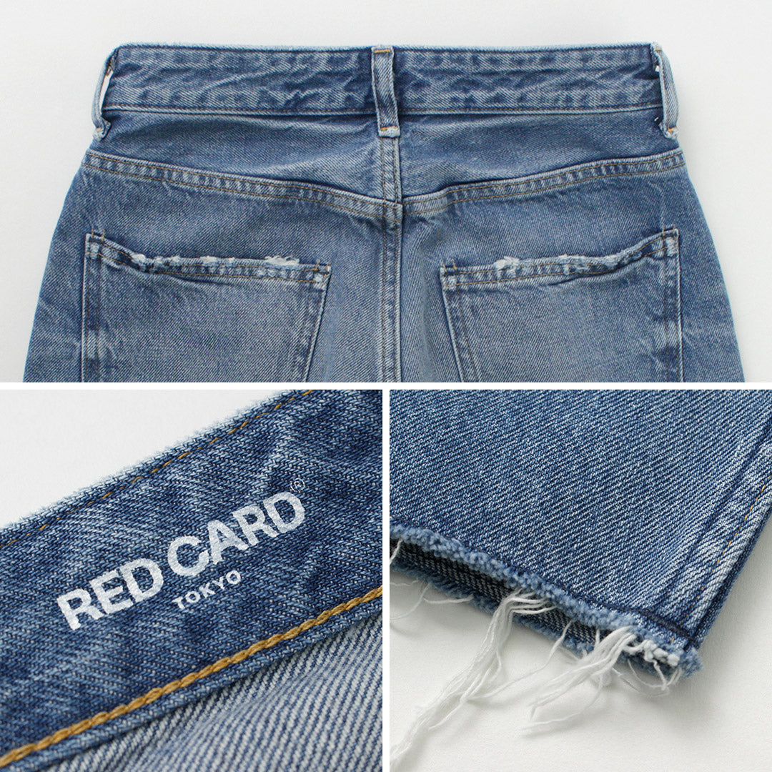 【50%OFF】RED CARD(レッドカード) Blues ルーズテーパード ジーンズ