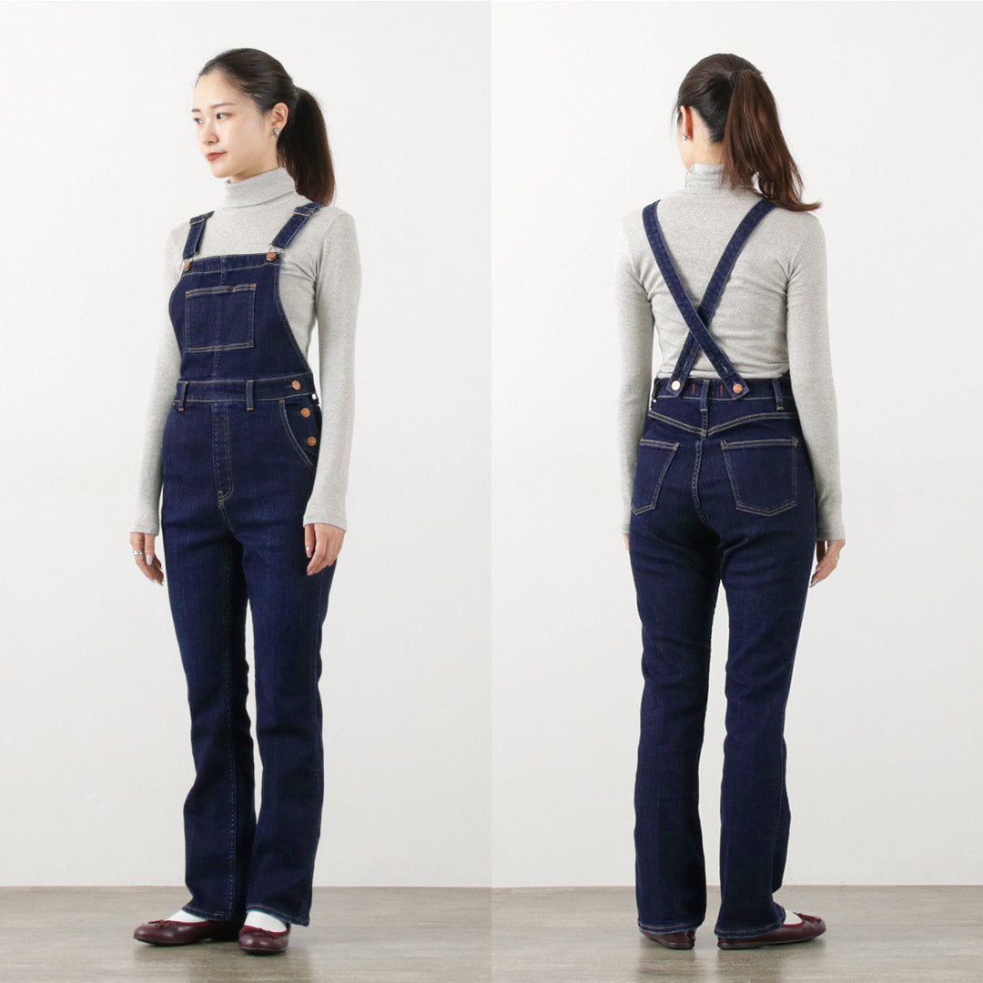 【30%OFF】RED CARD(レッドカード) Lauryn スリム オーバーオール ストレッチ