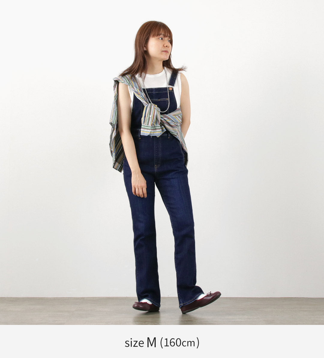 【30%OFF】RED CARD(レッドカード) Lauryn スリム オーバーオール ストレッチ