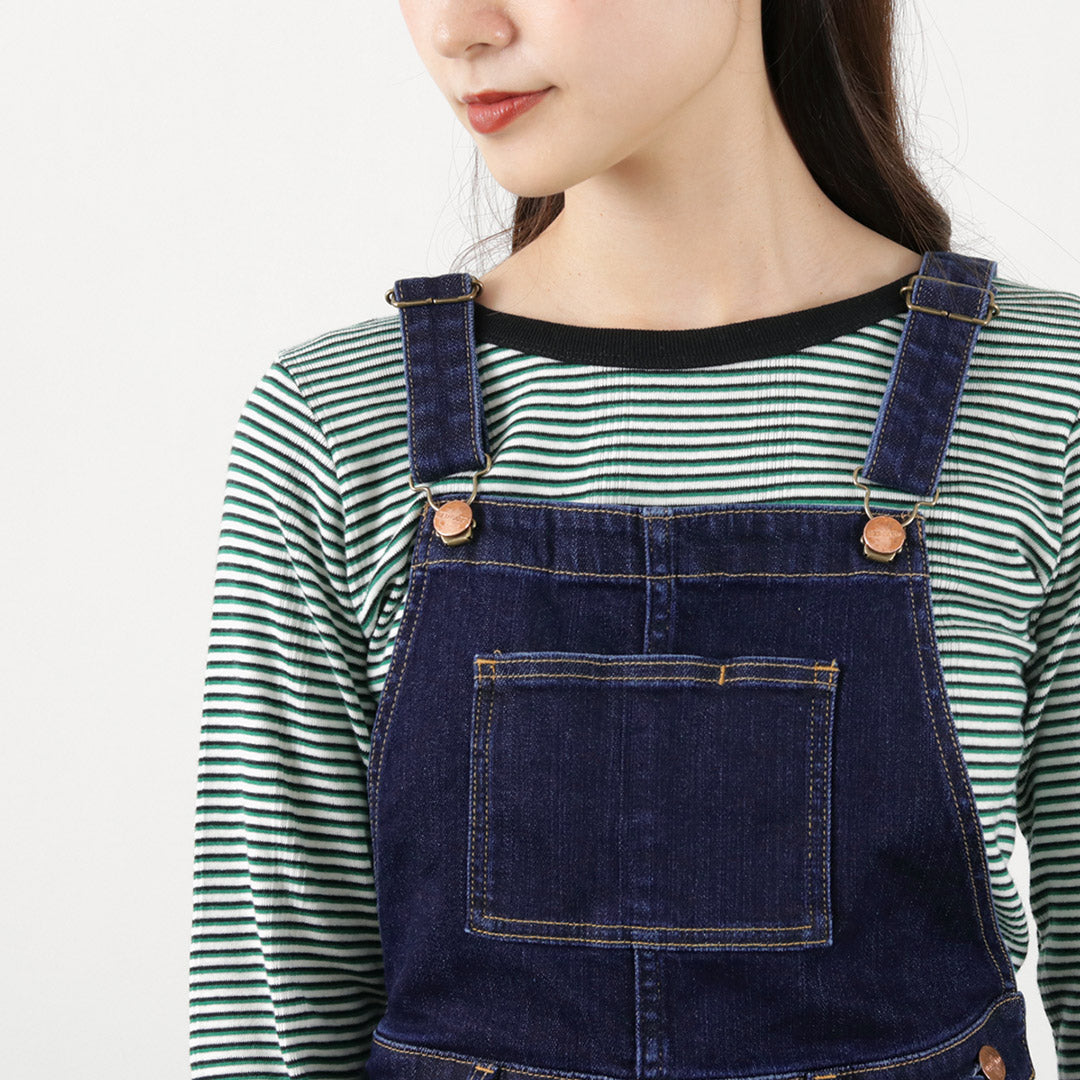 【30%OFF】RED CARD(レッドカード) Lauryn スリム オーバーオール ストレッチ