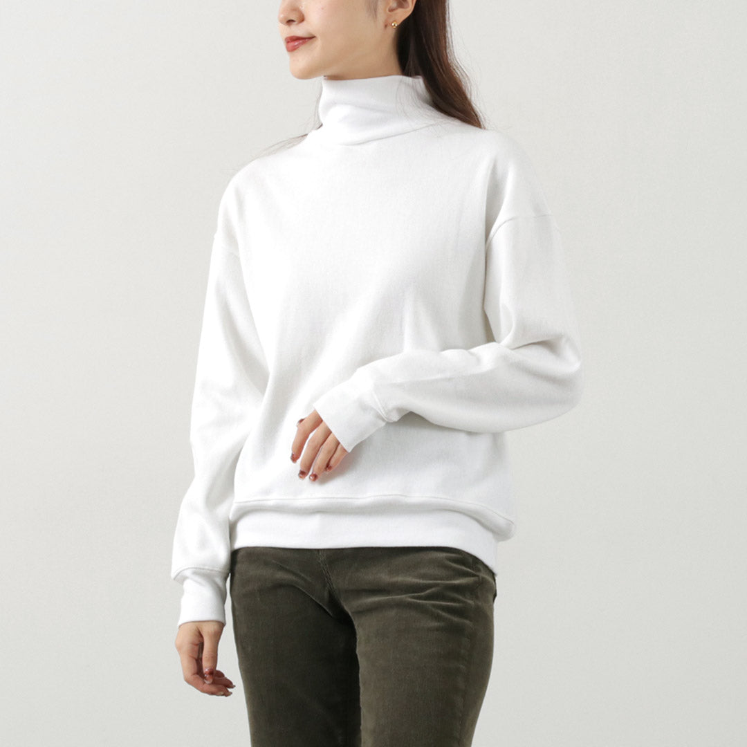 GICIPI(ジチピ) ペーラ ワイドクロップド丈 ハイネック ミラノリブ ニットソー