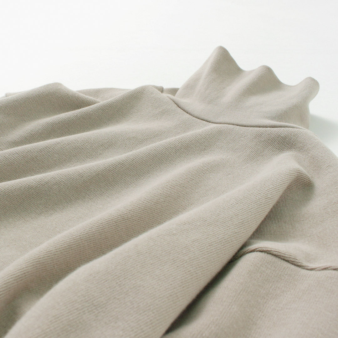 GICIPI(ジチピ) ペーラ ワイドクロップド丈 ハイネック ミラノリブ ニットソー