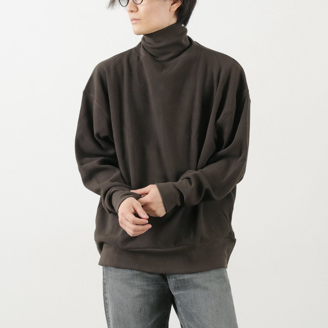 【30%OFF】GICIPI(ジチピ) シーンミャ モックネック リブ付きロングスリーブ ミラノリブ ニットソー