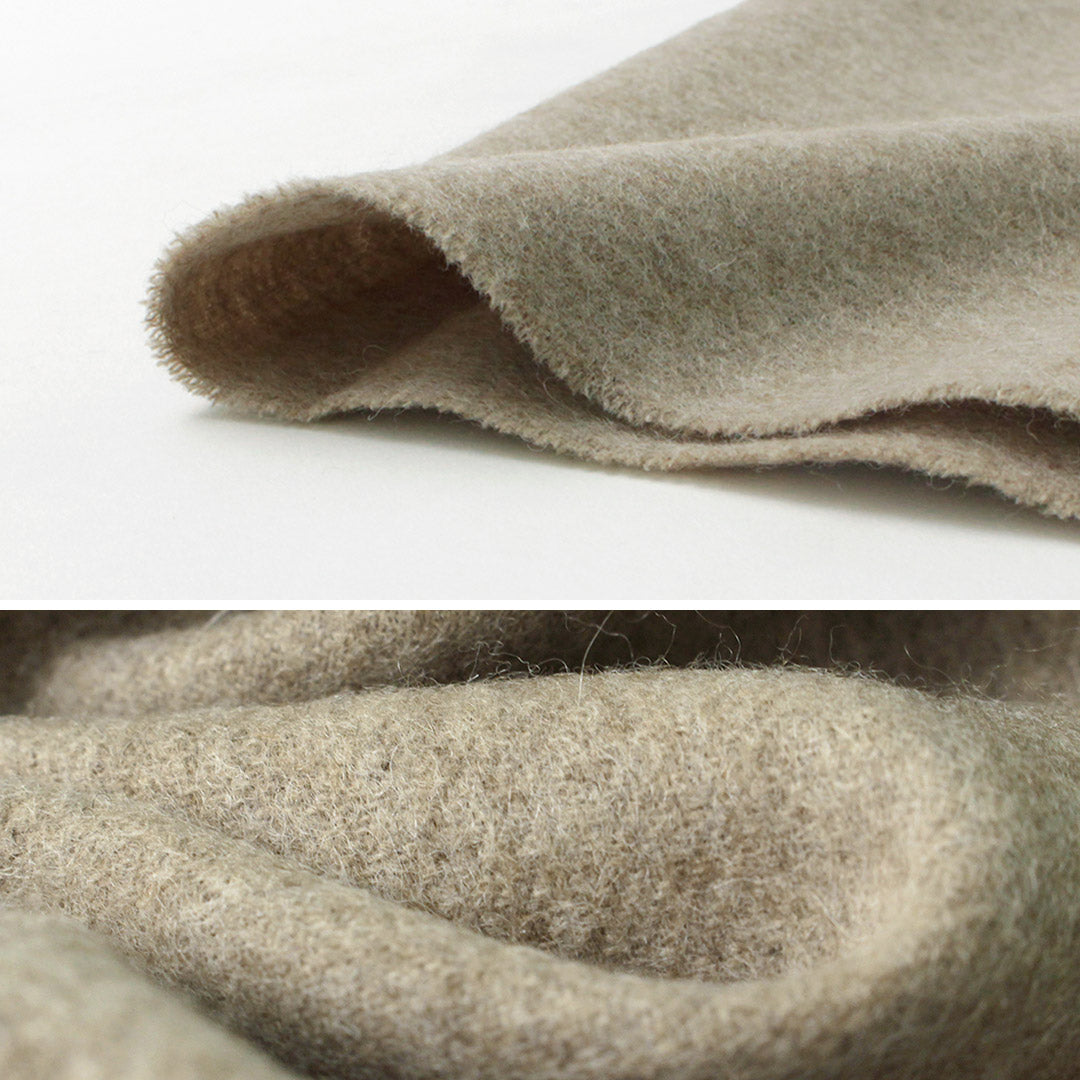 TWEED MILL(ツイードミル) 27×212 ラム ウール スカーフ 無地