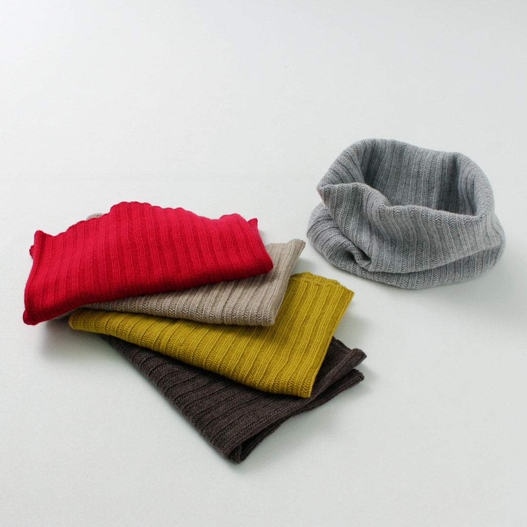 【20%OFF】WILLIAM BRUNTON(ウィリアムブラントン) リブ スヌード