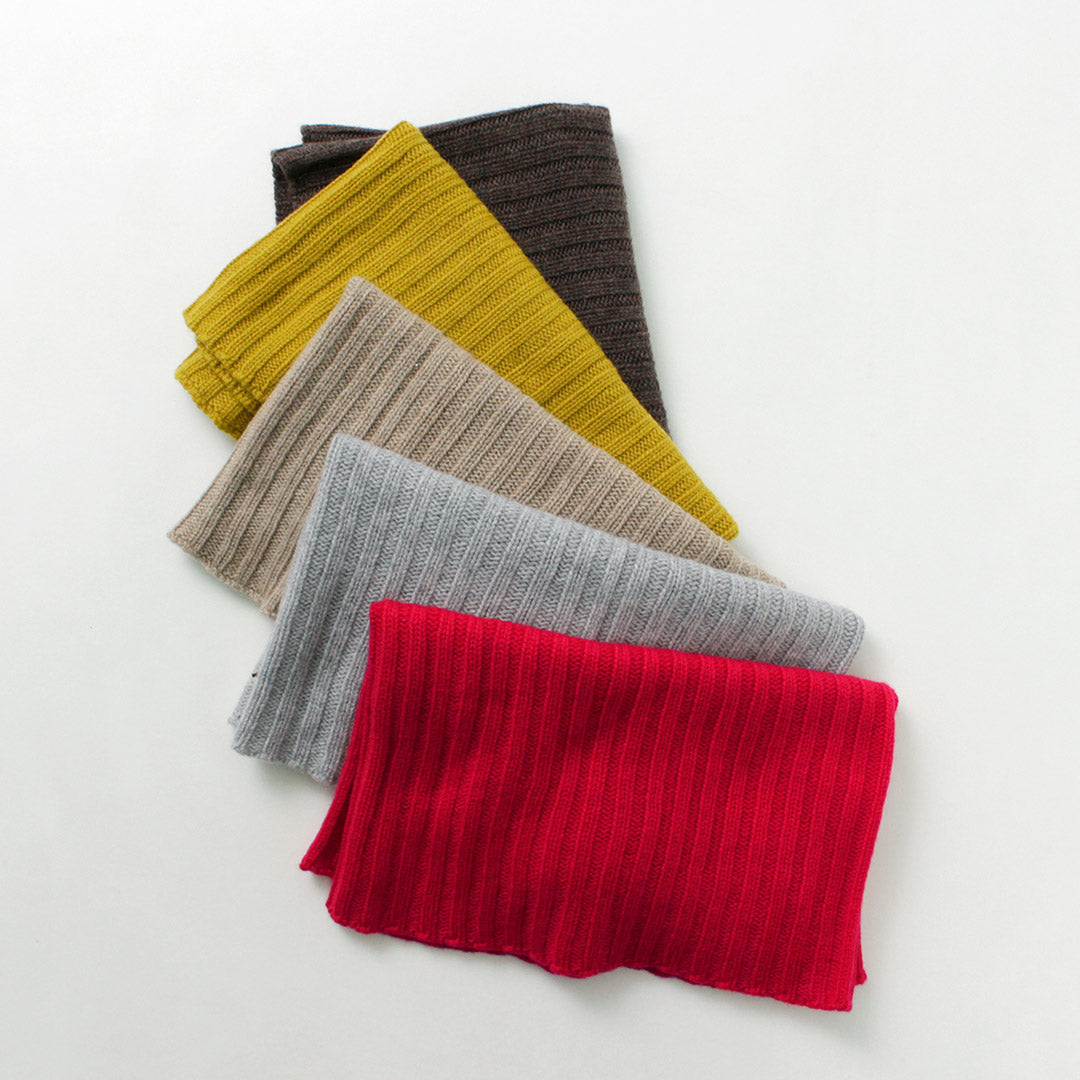 【20%OFF】WILLIAM BRUNTON(ウィリアムブラントン) リブ スヌード