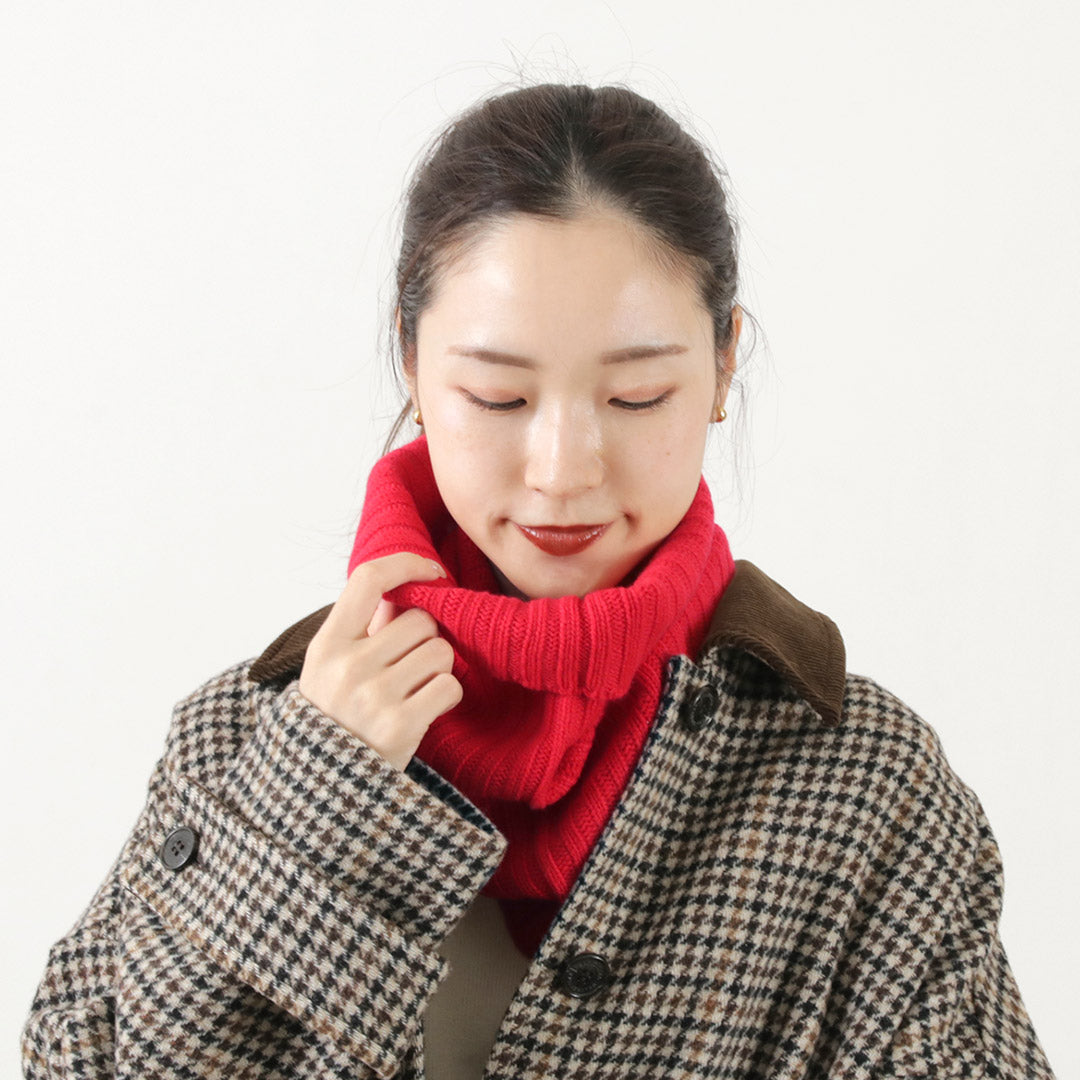 【20%OFF】WILLIAM BRUNTON(ウィリアムブラントン) リブ スヌード