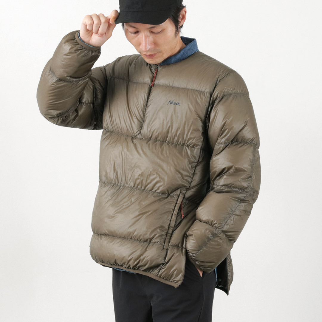 【30%OFF】NANGA(ナンガ) マウンテン ロッジ ダウン クルーネックトップ