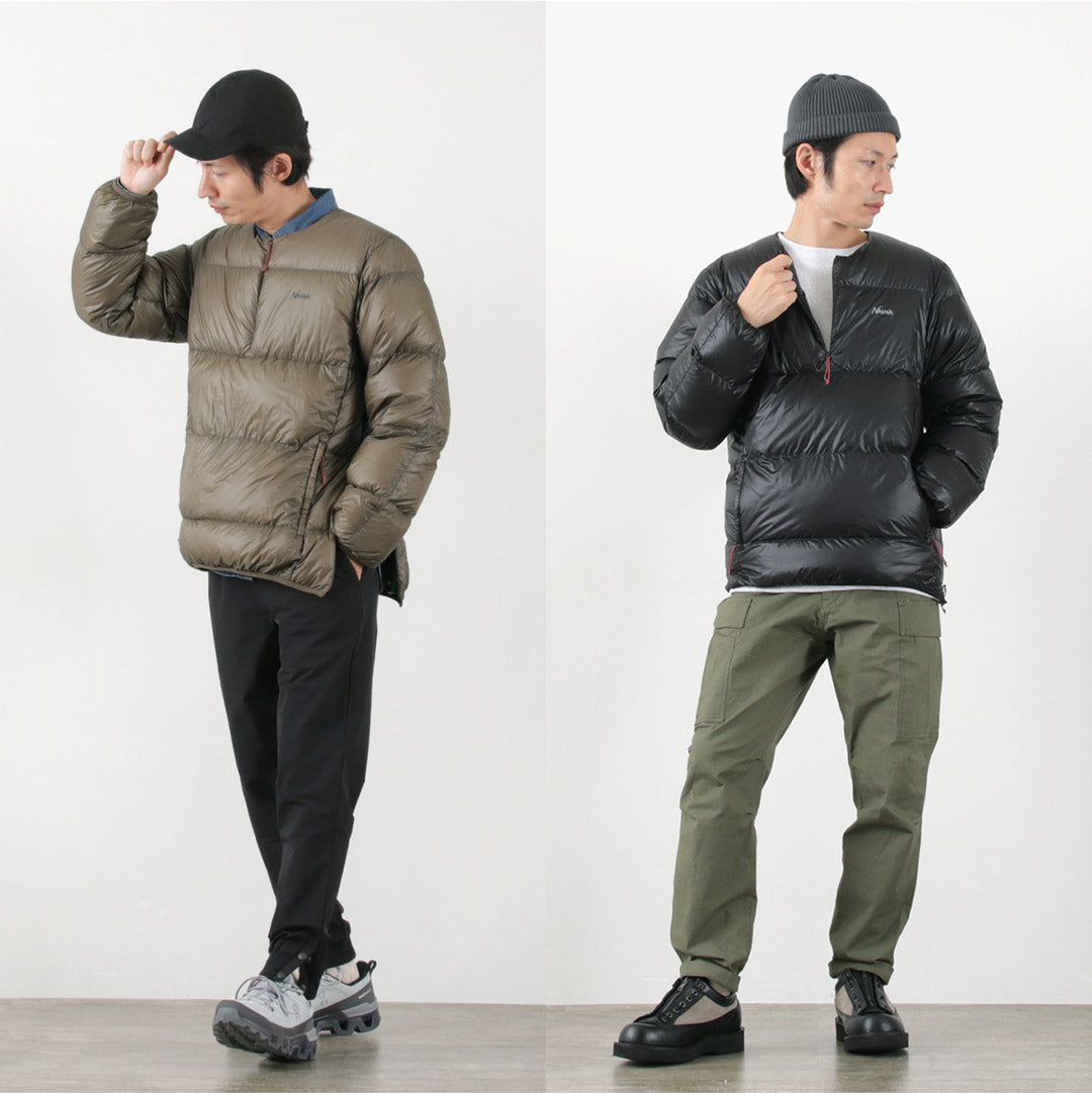 【30%OFF】NANGA(ナンガ) マウンテン ロッジ ダウン クルーネックトップ