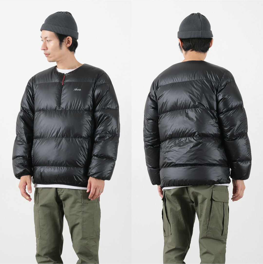 【30%OFF】NANGA(ナンガ) マウンテン ロッジ ダウン クルーネックトップ