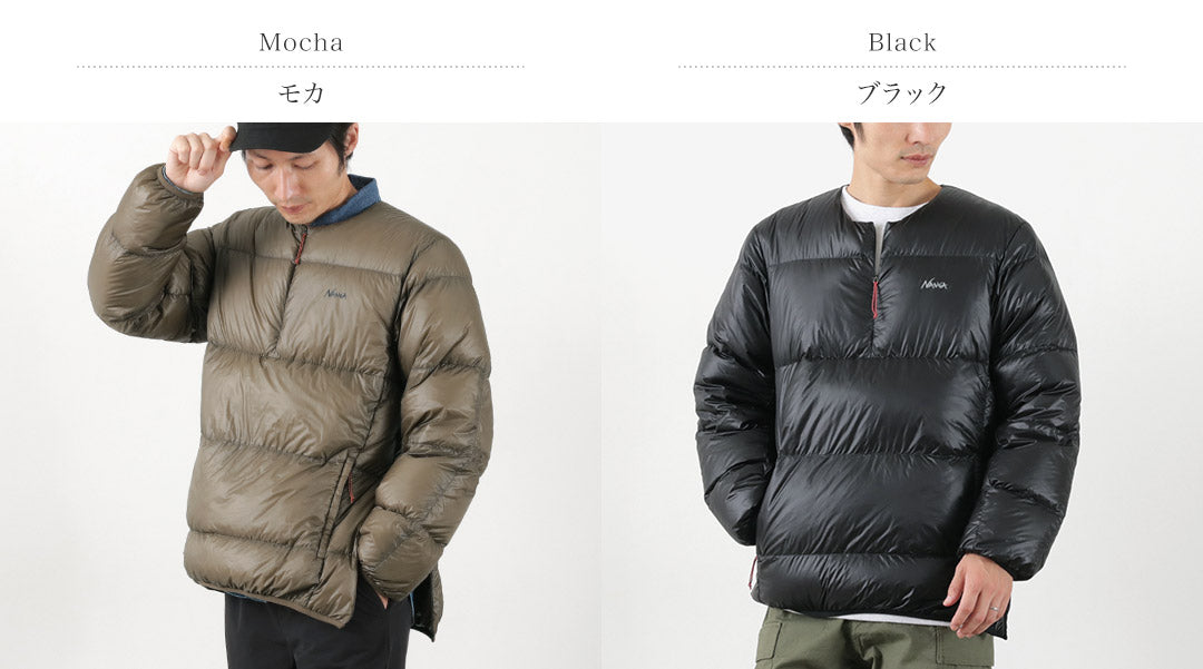 【30%OFF】NANGA(ナンガ) マウンテン ロッジ ダウン クルーネックトップ