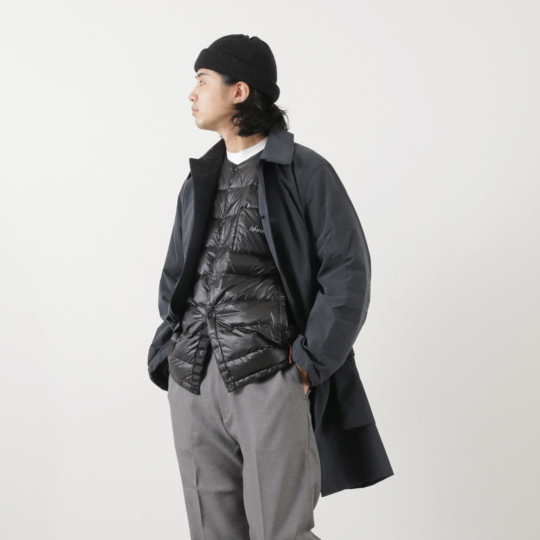 NANGA(ナンガ) インナー ダウンカーディガン デタッチャブル スリーブ