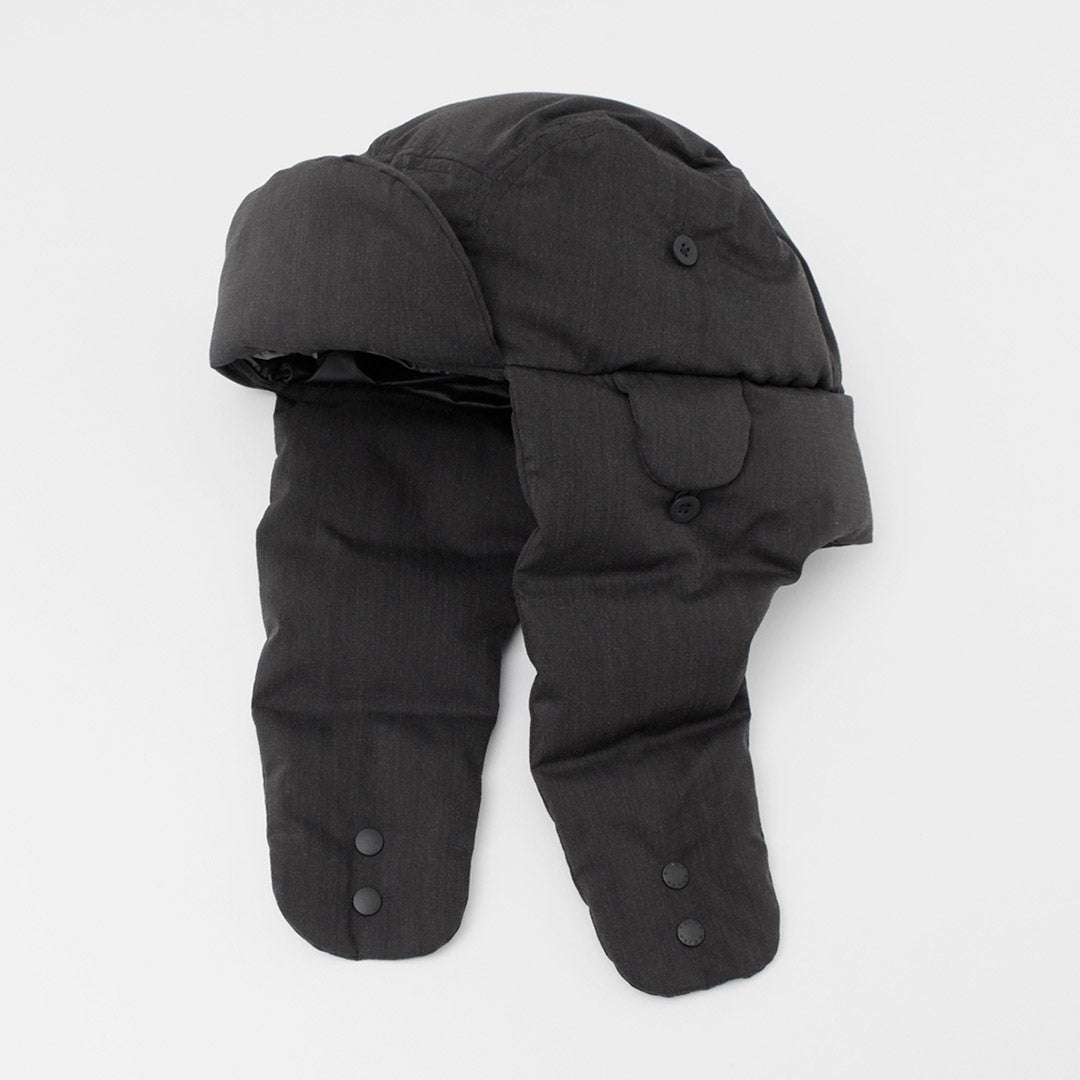 NANGA(ナンガ) HINOC ヒノック リップストップ ダウン イヤーフラップ キャップ