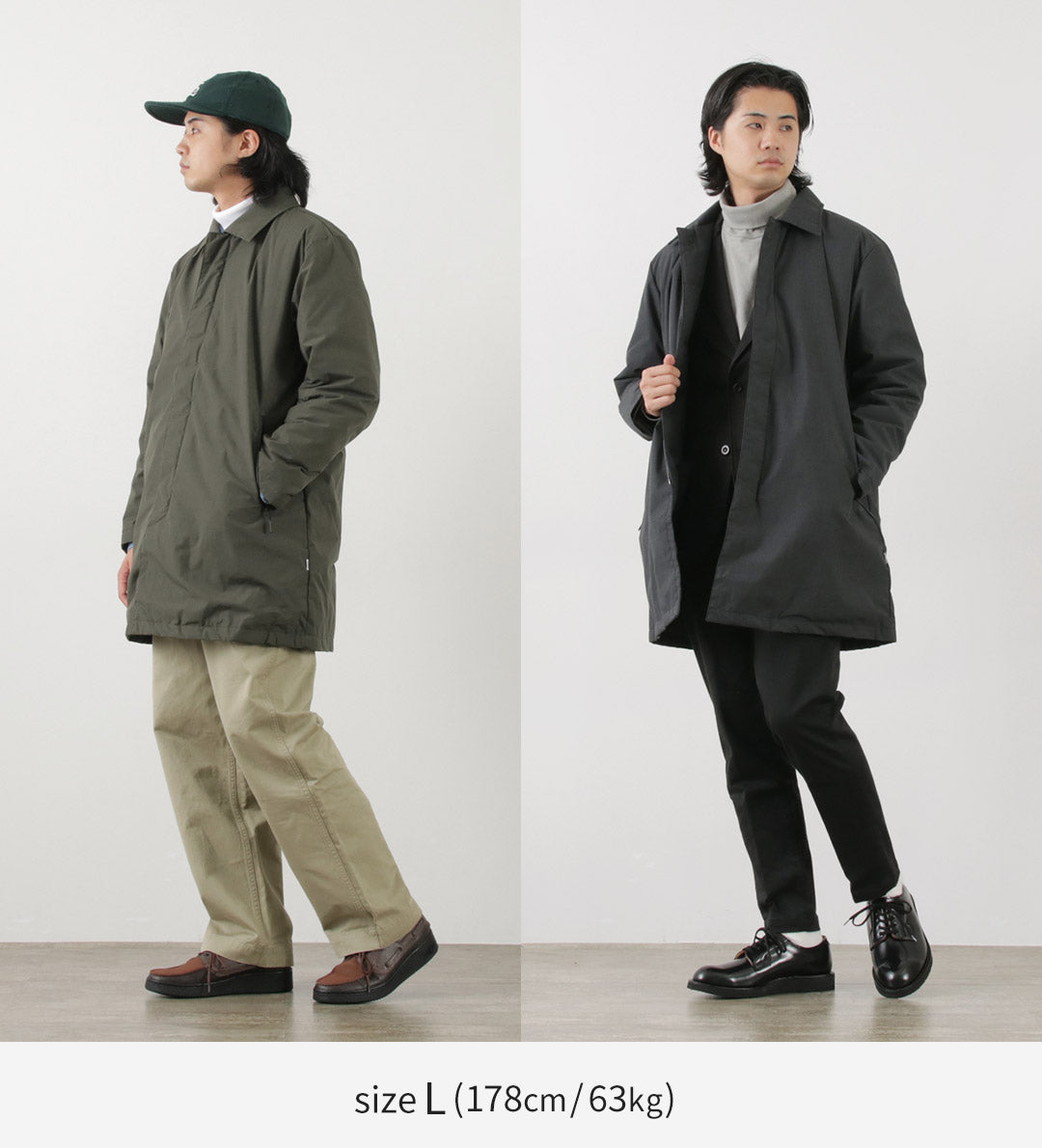 NANGA(ナンガ) 別注 HINOC ヒノック ダウンステンカラーコート 2025年モデル