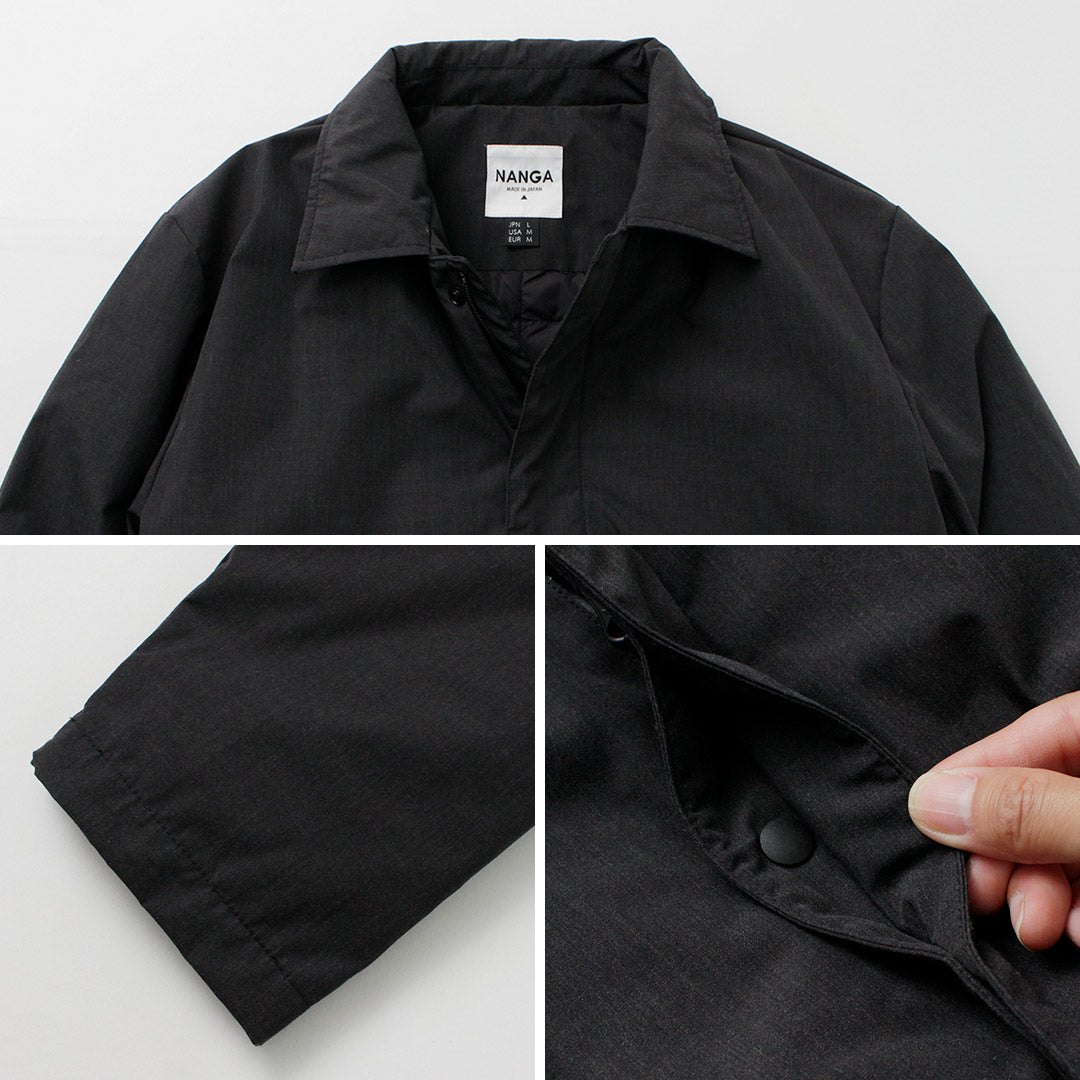 NANGA(ナンガ) 別注 HINOC ヒノック ダウンステンカラーコート 2025年モデル