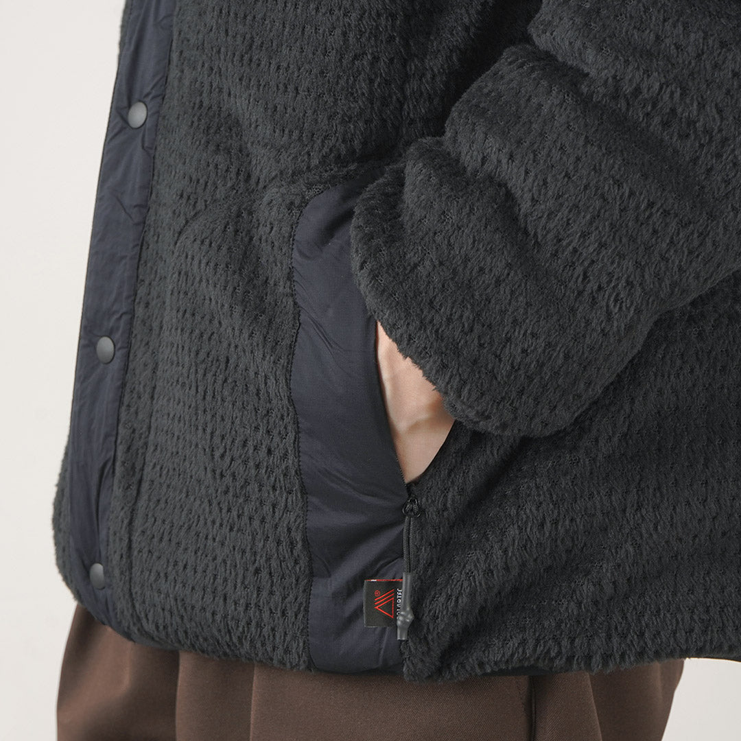 ALLIED FEATHER + DOWN(アライドフェザーアンドダウン) リバーシブル ダウン カーディガン