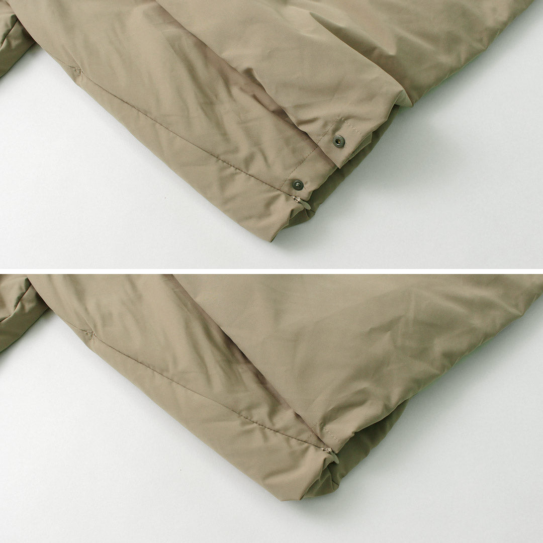 MIFFEW(ミフュー)ノーカラー オーバーダウンジャケット