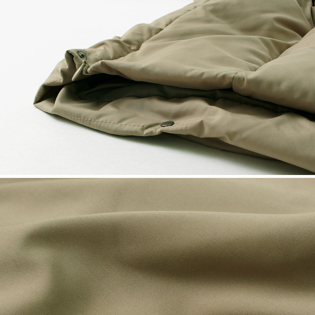 MIFFEW(ミフュー)ノーカラー オーバーダウンジャケット