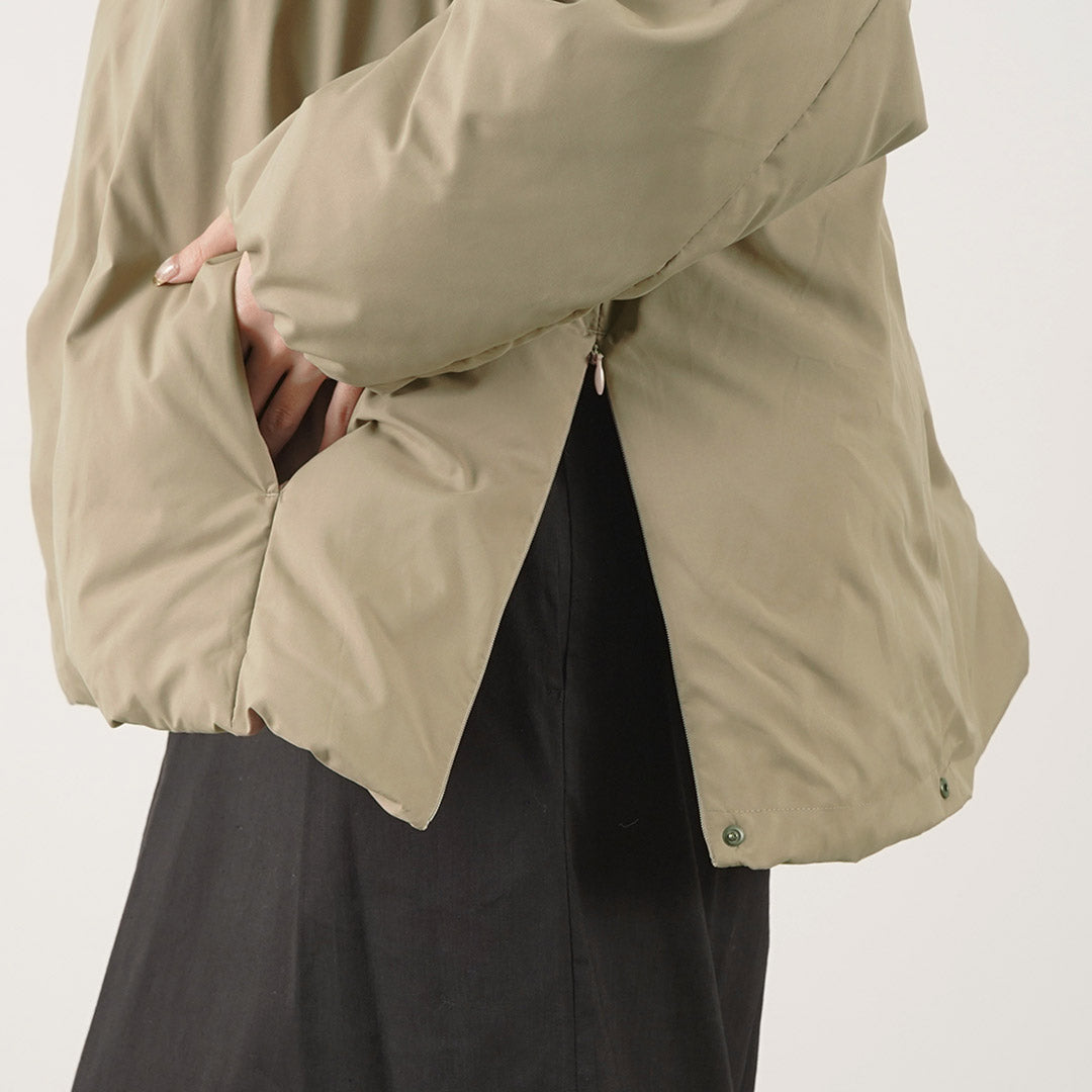 MIFFEW(ミフュー)ノーカラー オーバーダウンジャケット