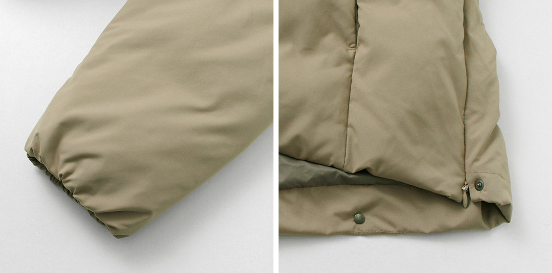 MIFFEW(ミフュー)ノーカラー オーバーダウンジャケット