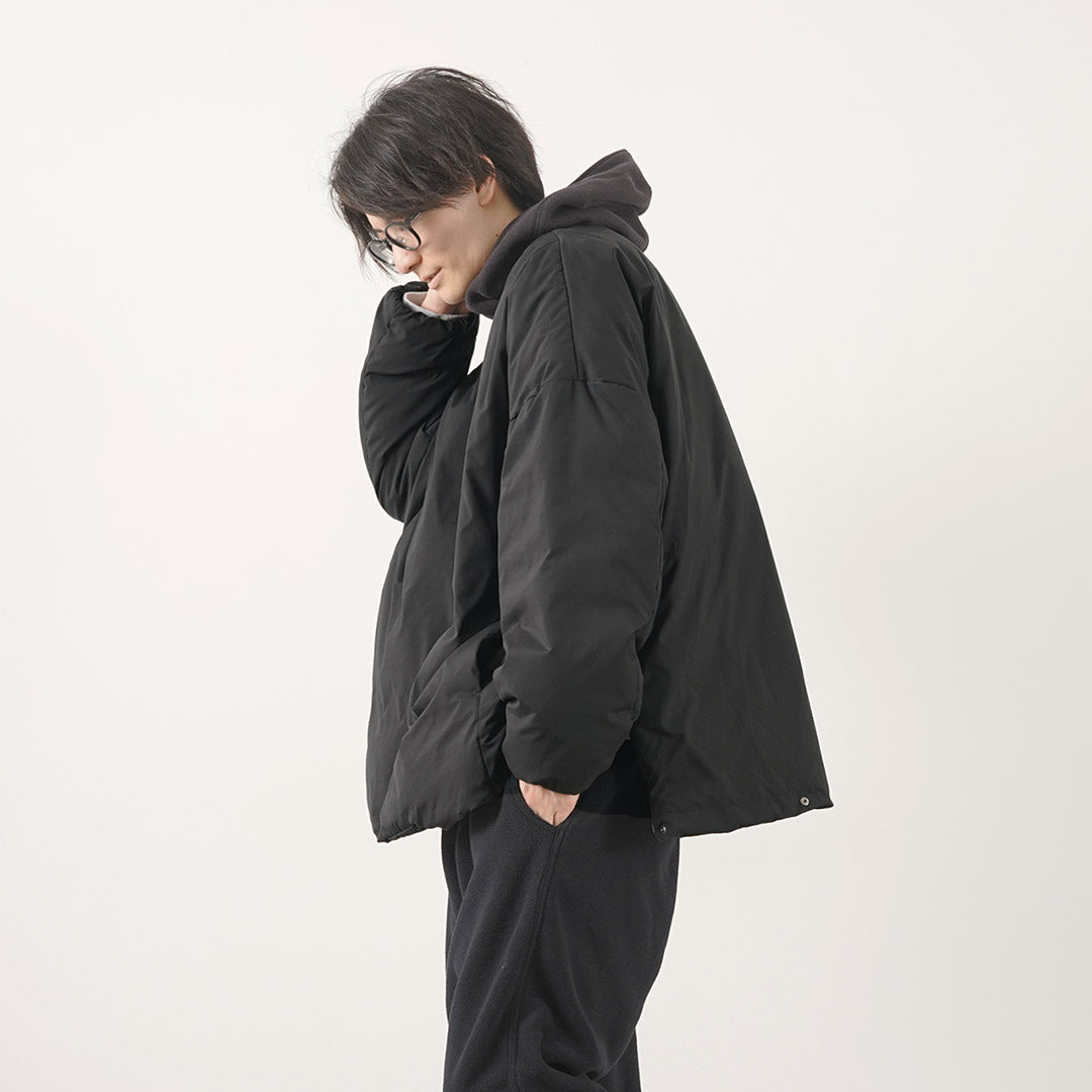 MIFFEW(ミフュー)ノーカラー オーバーダウンジャケット